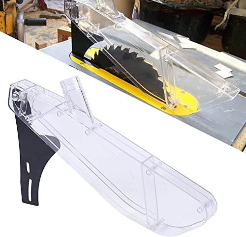 Stand Table Saw Protective Cover-Table Saw Protective Covers-Table saw dust cover-table saw blade guard-Anti Dust Case Clear Plastic Guard for 6-12 Inch Saw (R-shaped universal 6-10in)