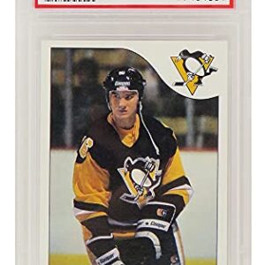 Mario Lemieux (Pittsburgh Penguins) 1985 Topps Hockey RC Rookie Card #9 - (PSA 8 NM-MT) (F)