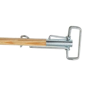 genuine joe metal sure grip mop handle, 60"