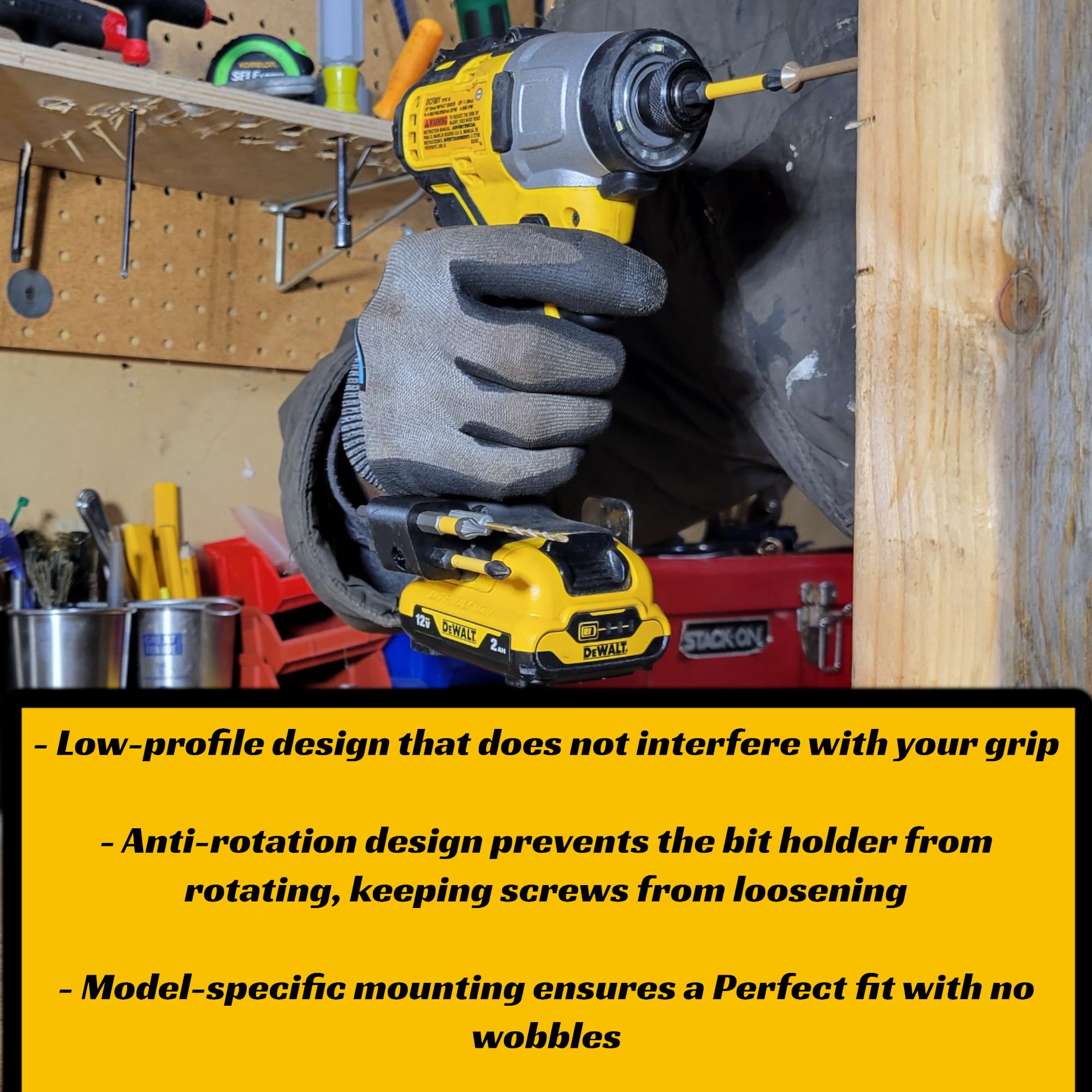 BT//FX Drill Bit Holder - DeWalt, Cordless Tools, Impact Drivers, Accessories, Replace Magnetic