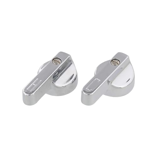 Empire Faucets Bathtub Faucet Handles - Chrome Replacement Bathtub Faucet Knobs - 17pt Broach Metal Lever Shower Handles