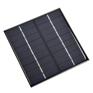 bettomshin 1pc 9v 2w mini solar panels cells, polycrystalline solar cells micro solar panel module for light electric toys solar battery charger diy solar syatem kits (4.53" x 4.53"/115mm x 115mm)