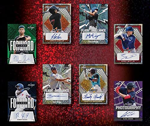 2021 Leaf Flash Baseball box (SIX Autograph cards/bx)