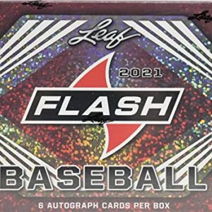 2021 Leaf Flash Baseball box (SIX Autograph cards/bx)