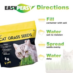 CATGRASS Seeds | Non GMO | Grown in USA | from Our Farm to Your Home (1POUND(16oz))
