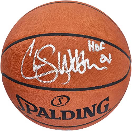 Chris Webber Sacramento Kings Autographed NBA Game Basketball with "HOF 21" Inscription - Autographed Basketballs