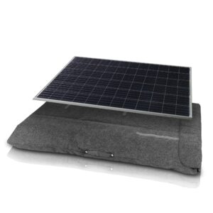 feltectors rv solar panel case carrying storage bag for jackery solar saga 100w 50w fits 2 panels 29 x 50 inches (29 x 50)