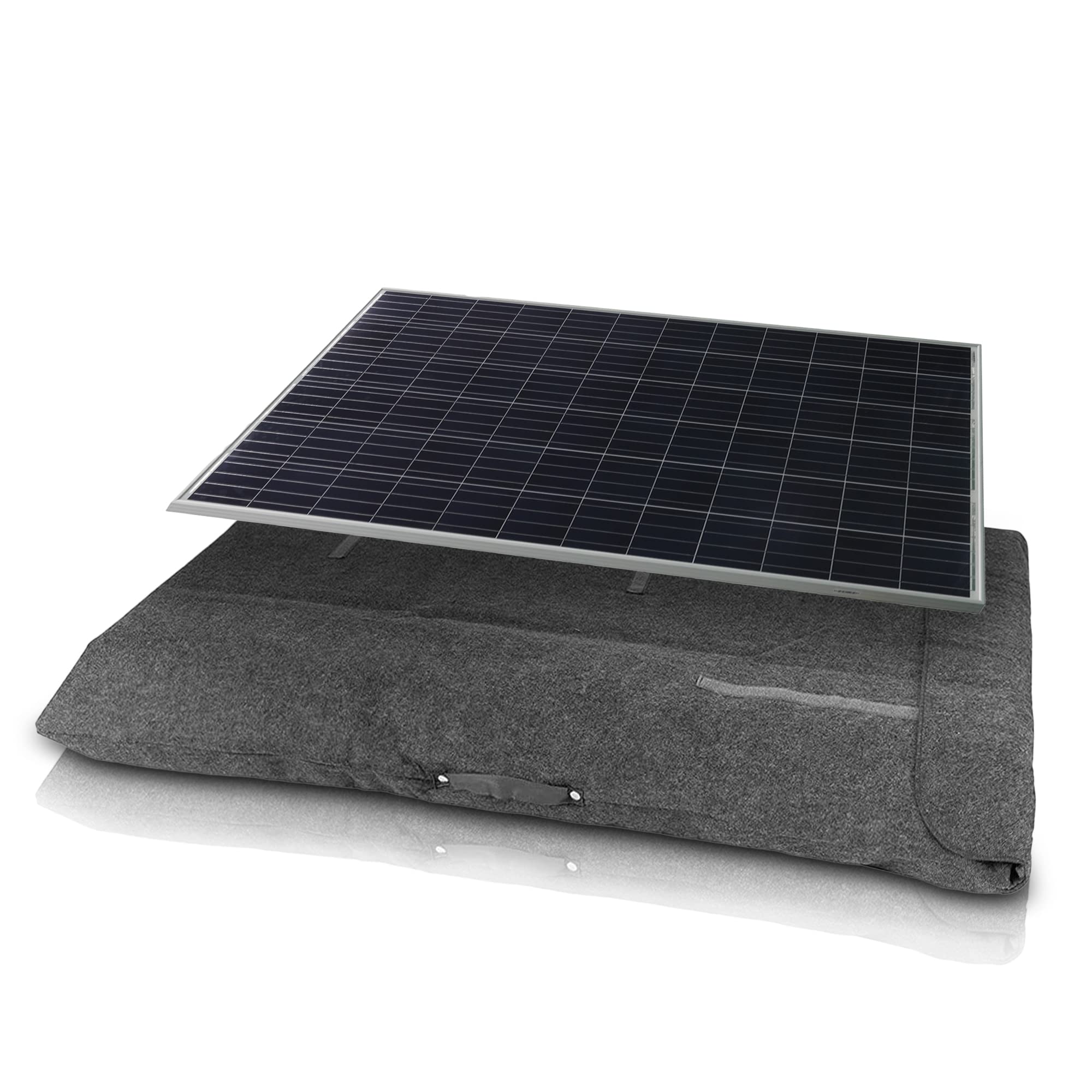 Feltectors RV Solar Panel Case Carrying Storage Bag for Jackery Solar Saga 100w 50w Fits 2 Panels 29 x 50 Inches (29 x 50)