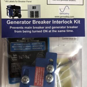 GenSafety Generator Breaker Panel Interlock Kit for GE 100 Amp Panel