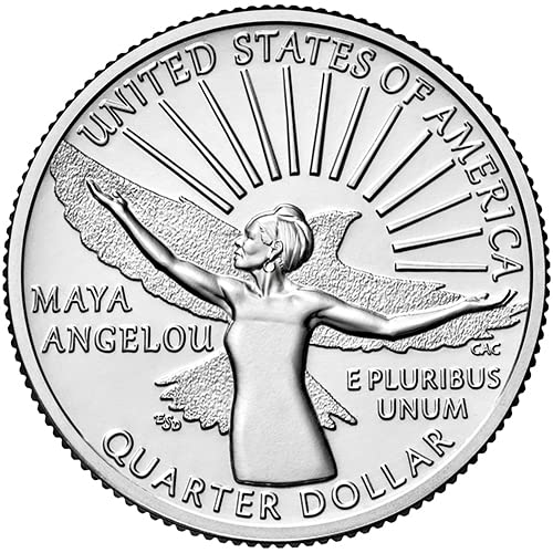 2022 D BU American Women Quarter Maya Angelou Quarter Choice Uncirculated US Mint