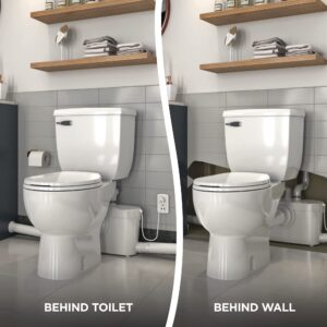 SANIFLO Saniaccess 3 + Toilet Bowl Elongated + Toilet Tank Bundle - Residential - White