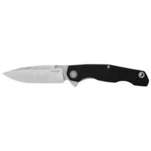 kershaw inception folding pocket knife, 3.25 inch blade with d2 steel, manual opening and g10 handle, pocketclip