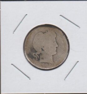 1902 o barber or liberty head (1892-1916) quarter about good