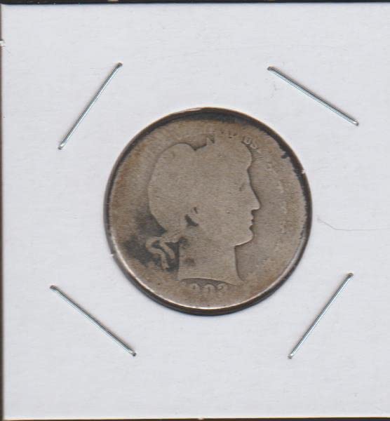 1902 O Barber or Liberty Head (1892-1916) Quarter About Good