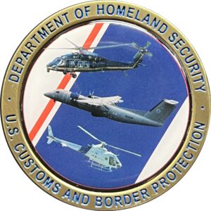 GL2-011 CBP Air and Marine Operations AMO Air Interdiction Agent AIA Homeland Wings Challenge Coin