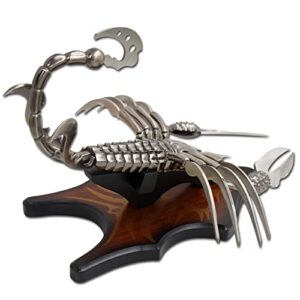 Snake Eye Scorpion Fantasy-Dagger With Wooden Display Stand (Stringer)