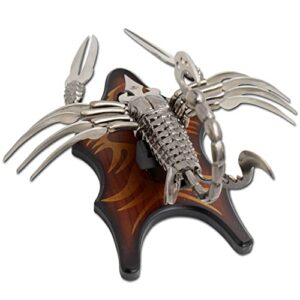 Snake Eye Scorpion Fantasy-Dagger With Wooden Display Stand (Stringer)