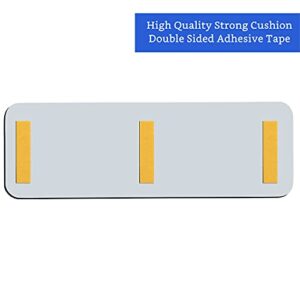 No Smoking No Vaping Sign (Brushed Aluminum 9 in x 3 in) - No Smoking Sign - No Smoking Signs for Business - No Smoking Signs for Home - Airbnb Essentials for Hosts - Airbnb SIgns for Hosts - 2 PACK