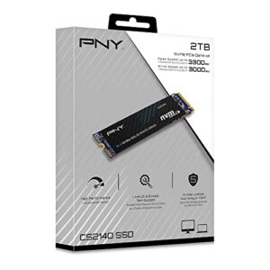 PNY CS2140 2TB M.2 NVMe Gen4 x4 Internal Solid State Drive (SSD) - M280CS2140-2TB-RB