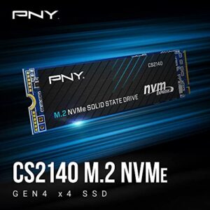 PNY CS2140 2TB M.2 NVMe Gen4 x4 Internal Solid State Drive (SSD) - M280CS2140-2TB-RB