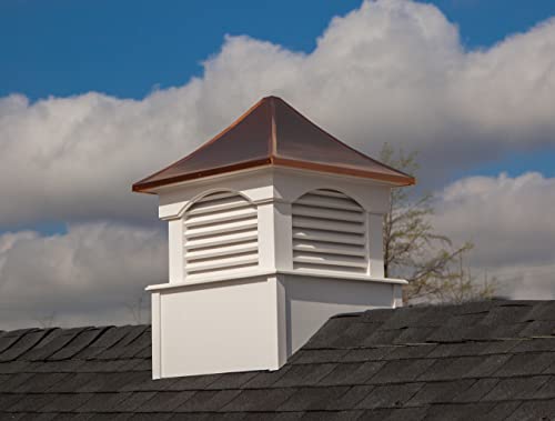 Good Directions CL26V Carlisle Vinyl 26 Inches Square x 35 Inches High for a 1 Car Garage or Shed Cupola, White