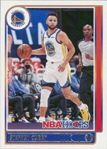 2021-22 panini nba hoops #18 stephen curry golden state warriors official nba basketball card in raw (nm or better) condition