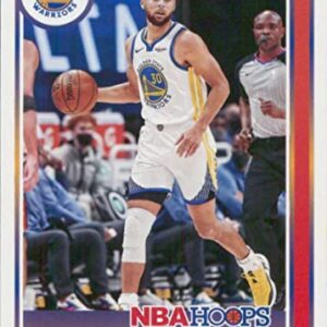 2021-22 Panini NBA Hoops #18 Stephen Curry Golden State Warriors Official NBA Basketball Card in Raw (NM or Better) Condition