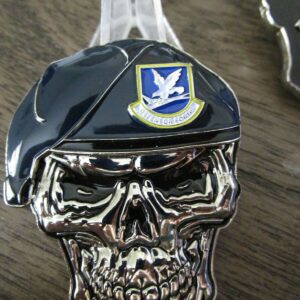 USAF Security Forces MP's SF Defenders of The Force Reapers Skull Challenge Coin