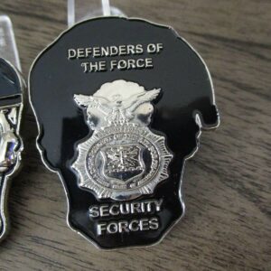 USAF Security Forces MP's SF Defenders of The Force Reapers Skull Challenge Coin