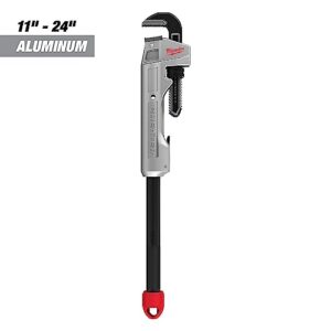 Milwaukee 48-22-7318 CHEATER 11 in. - 24 in. Aluminum Adaptable Pipe Wrench