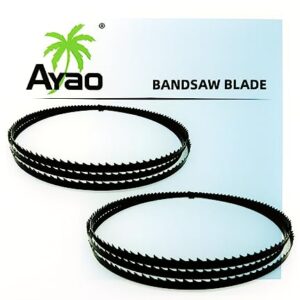 AYAO Band Saw Blades 56-7/8 Inch X 1/4-Inch X 6TPI, 2-Pack