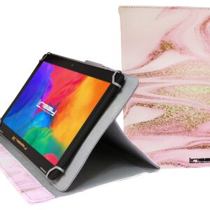 LINSAY 10.1" 1280x800 IPS 2GB RAM 32GB Android 11 Tablet with Pink Glaze Case, Pop Holder and Pen Stylus