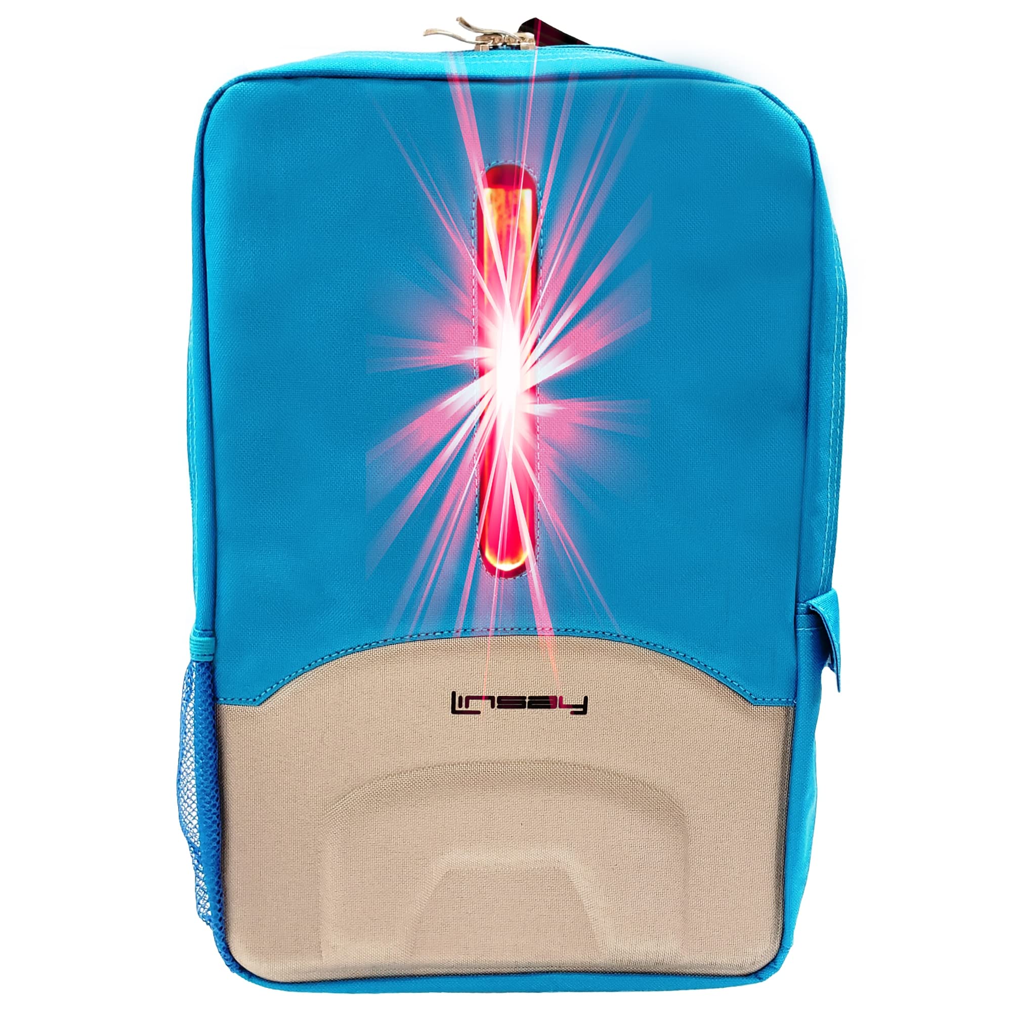 LINSAY 7" 2GB RAM 32GB Storage Android 12 Tablet with Blue Kids Defender Case, LED Backpack, Pop Holder and Pen Stylus