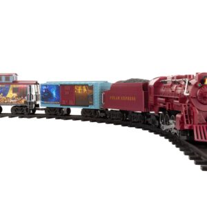 Lionel Polar Freight Ready-to-Play Battery Powered Model Train Set with Remote