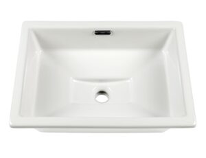 amashen 20.5" x 14.4" self-rimming bathroom sink undermount or drop-in ceramic vanity basin with overflow