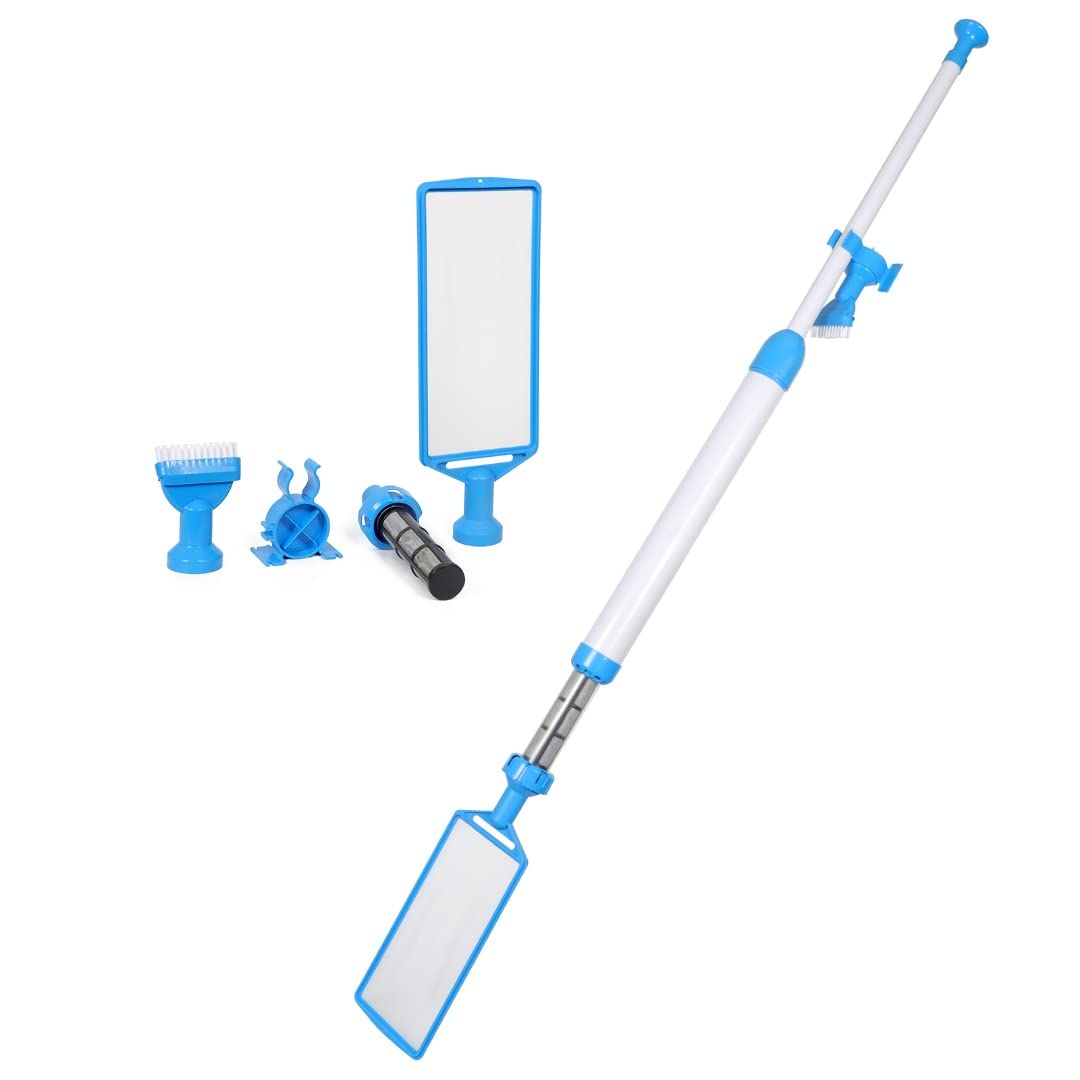 Poolzilla Spa Wand for Cleaning Pools and Spas, Comes with 3 Interchangeable Nozzles, Collect Dirt, Debris & More