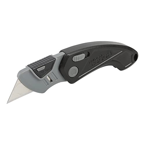 Hyper Tough PLASTIC FOLDING UTILITY KNIFE Quick-Change Blade LIGHTWEIGHT DURABLE