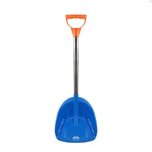 kids snow shovel,beach shovels for child,23.2 inch long sand shovels with durable stainless steel handle,plastic shovels for children digging sand shoveling snow (blue)