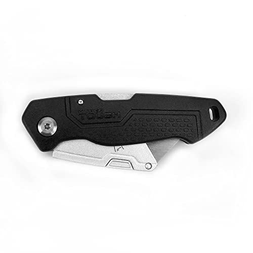 Hyper Tough FOLDING LOCK-BACK UTILITY KNIFE Quick-Change Blade DURABLE HANDLE