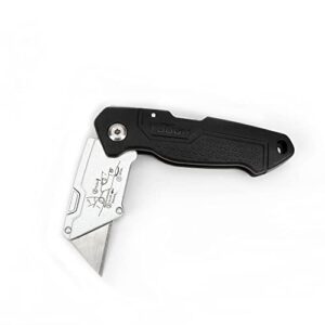 Hyper Tough FOLDING LOCK-BACK UTILITY KNIFE Quick-Change Blade DURABLE HANDLE