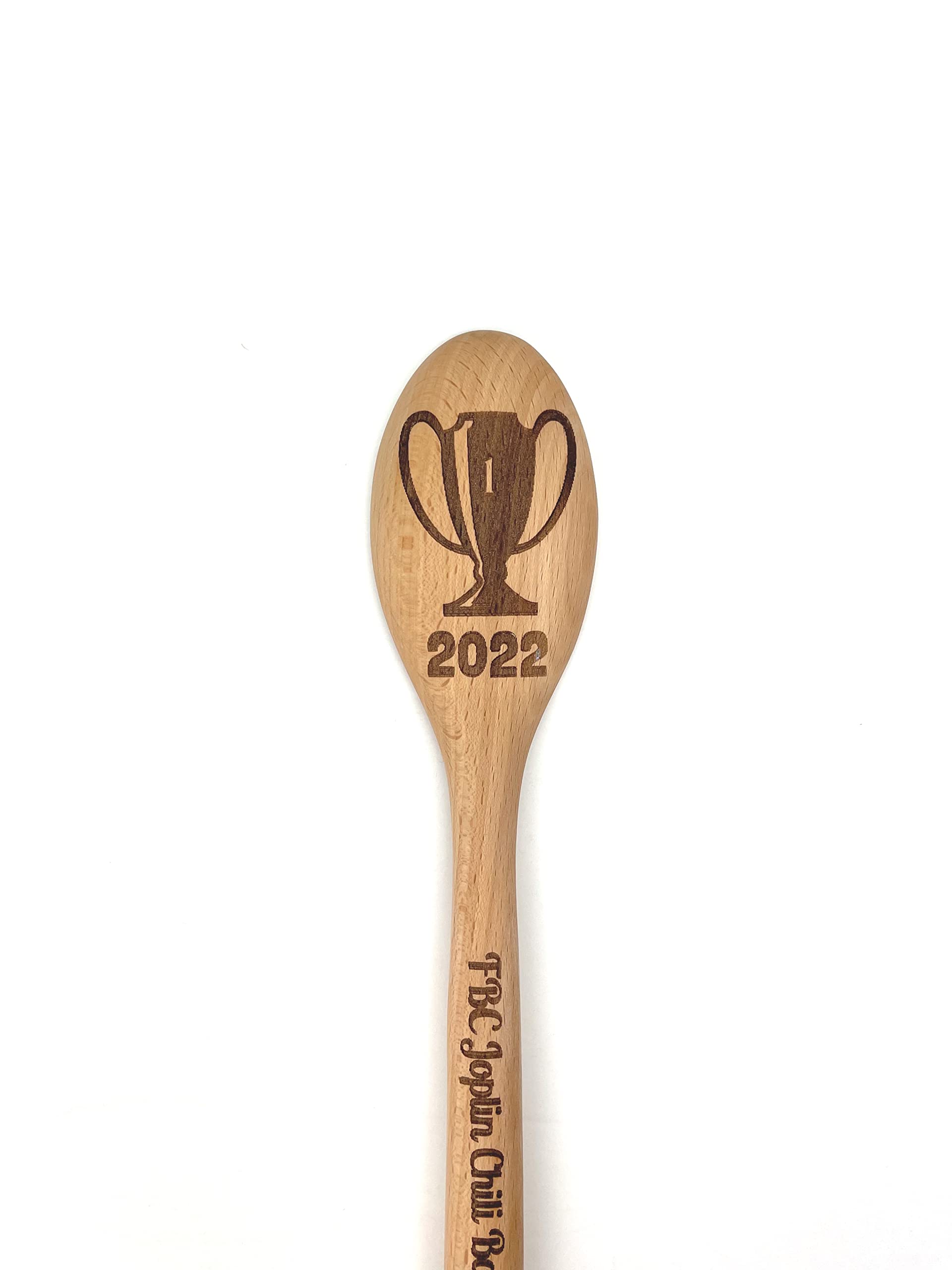 Chili Cook Off Trophy, Wooden Engraved Cooking Spoon, Personalized Cooking Competition Award Personalized, Chili Champion Prize, First Place Cooking Spoon (Round Spoon)