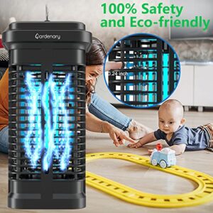 Gardenary Bug Zapper 20W for Outdoor and Indoor, 4200V Electric Mosquito Zapper, Mosquito Killer, Waterproof Fly Zapper Outdoor, Electronic Mosquito Lamp, Fly Insect Trap for Patio Home Backyard