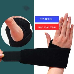 2 PCS Wrist Brace Sport-Adjustable Carpal Tunnel Hand Support Men Women Wrap Guard-Pain Relief WristBands Compression Strap Sleeve for Indoor Outdoor Gym Weightlifting Fitness Workout Yoga Day Night
