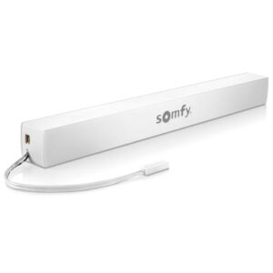 somfy rechargeable lithium-ion battery pack for external battery wirefree motors - year round power for rts motorized shades, curtains, and awnings - charge once a year - #9021217