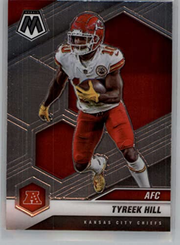 2021 Panini Mosaic #238 Tyreek Hill Kansas City Chiefs AFC Official NFL Football Trading Card in Raw (NM or Better) Condition