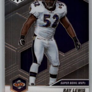 2021 Panini Mosaic #290 Ray Lewis Baltimore Ravens Super Bowl MVP Official NFL Football Trading Card in Raw (NM or Better) Condition