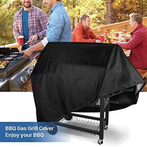 Grill Cover, BBQ Cover, 58 Inch Waterproof Gas Grill Covers, Heavy Duty Patio Outdoor Barbecue BBQ Grill Cover