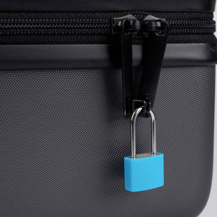 4 Pcs Suitcase Lock with Keys, Small Luggage Locks Metal Padlocks Luggage Padlocks Multicolor Mini Padlock Keyed Padlock for Backpack Locker Lock School Gym, 4 Colors