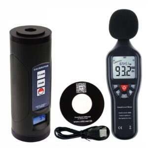 digital decibel meter with data logging& decibel meter calibrator
