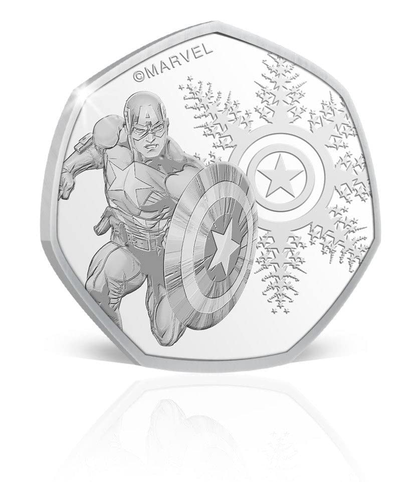 Marvel - Winter Wishes. Captain America Coin in Blister